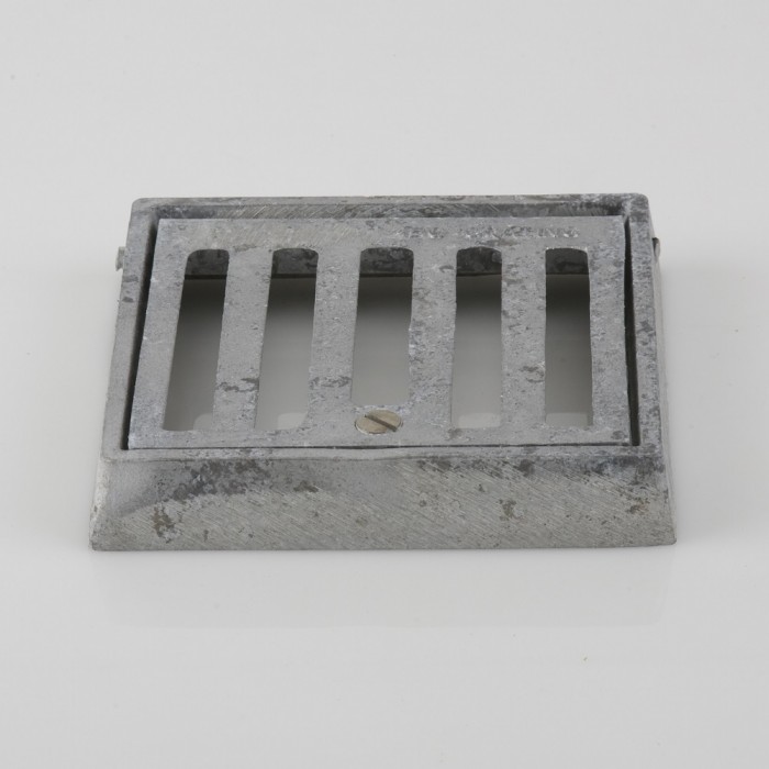 160mm Square Alloy Grid Hinged