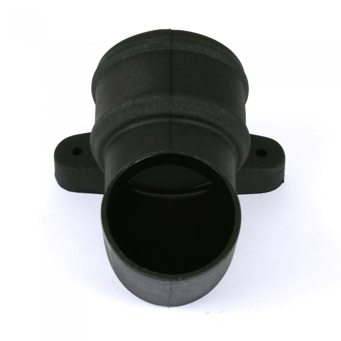 105mm Round Cast Iron Style Downpipe Shoe with Lugs
