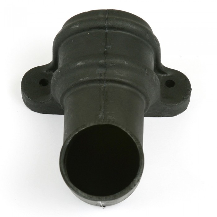68mm Round Cascade Cast Iron Style Downpipe Shoe with Lugs