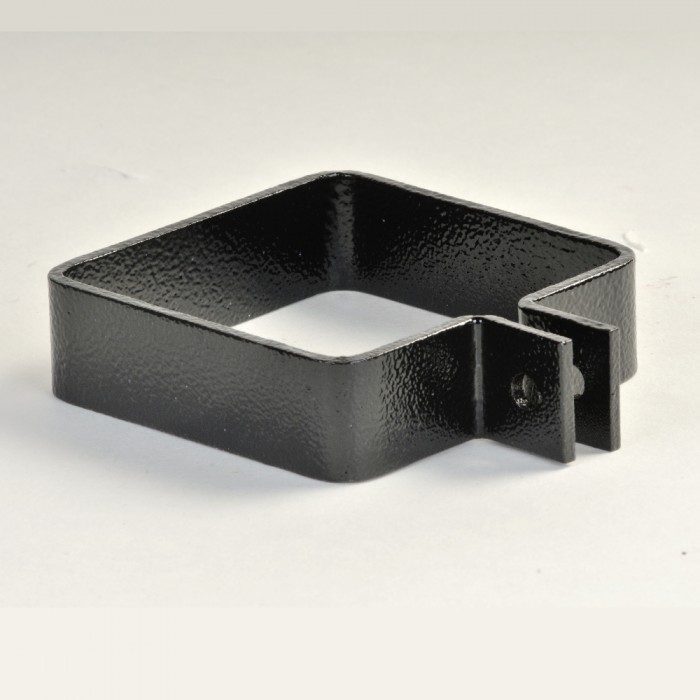 76mm Square Aluminium Downpipe Stand Off Adjustable Pipe Clip Cast Collar