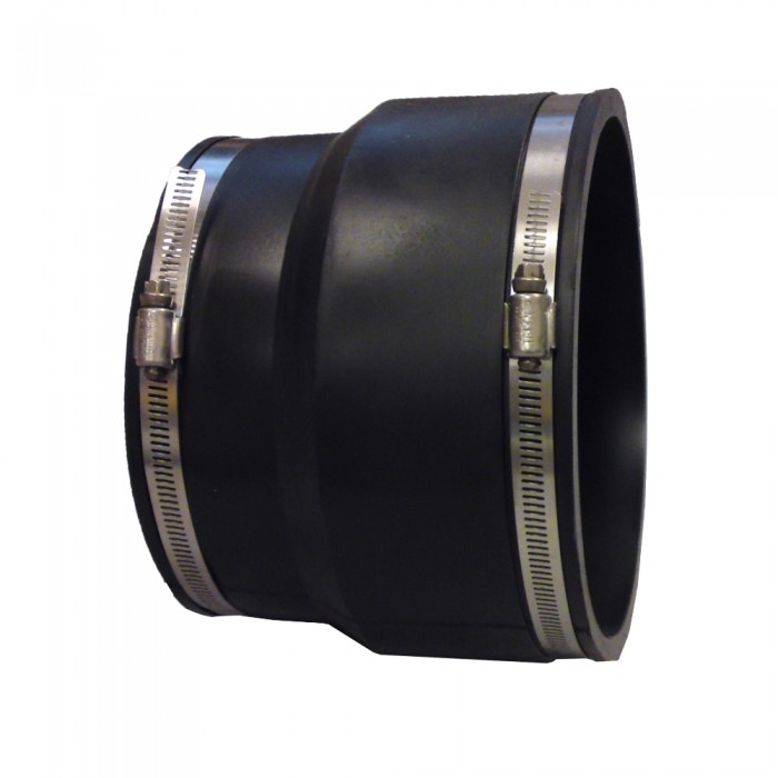 Underground Drainage 110mm Clay To Plastic Rubber Adaptor Flexi Coupling 
