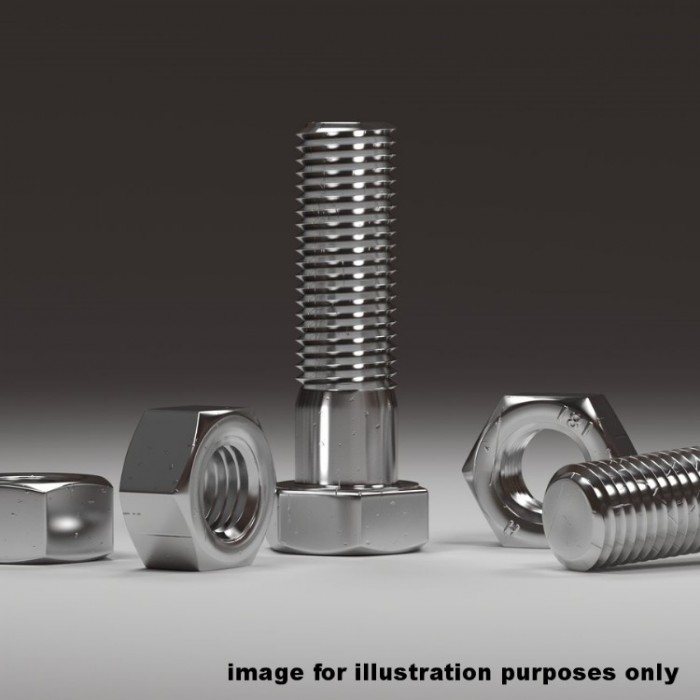Central bolt and nut