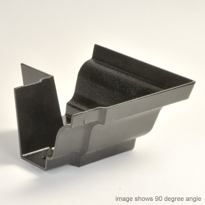 150mm Moulded No 46 Ogee Cast Aluminium Gutter Angle Internal 135 Degrees 64CMOAI135