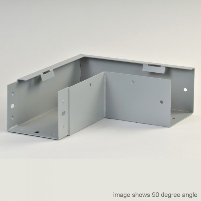 150mm x 150mm Pressed Aluminium Joggle Joint Box Gutter Angle Internal 135 Degrees 66BAI135