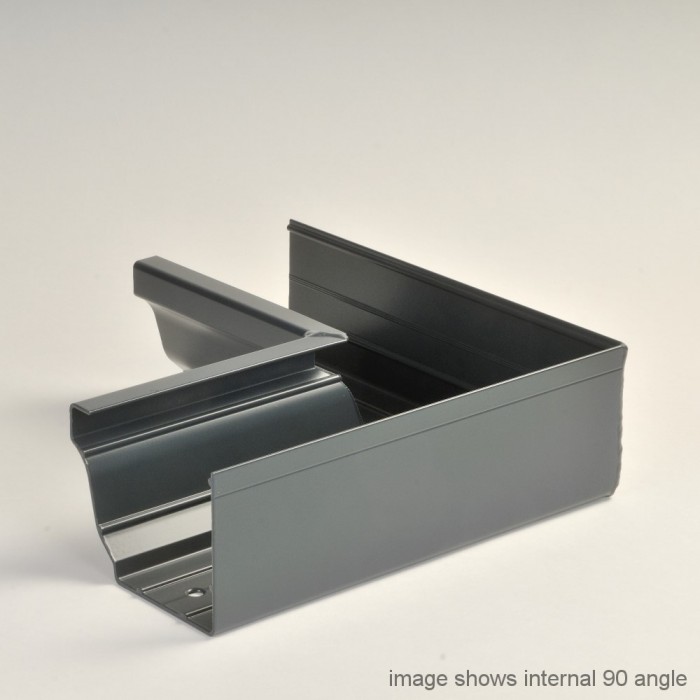 125mm Vintage Ogee Aluminium Snap Fit External Gutter Angle 90 Degrees 54VOAX90