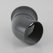110mm round pvcu industrial downpipe bend 135 degrees single socket bs422
