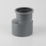 160mm x 110mm pvcu push fit soil pipe reducer bs423