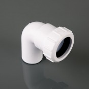 32mm compression waste swivel elbow 90 degrees w408
