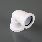 32mm push fit waste pipe knuckle bend 90 degrees w907