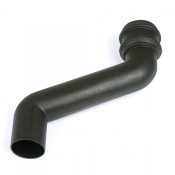 105mm round cast iron style pvcu 230mm downpipe offset br9230ci