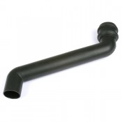 105mm round cast iron style pvcu 380mm downpipe offset br9380ci