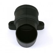 105mm round cast iron style pvcu downpipe shoe br916lci