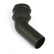 68mm round cast iron style pvcu downpipe bend 135 degrees br219ci