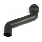 68mm round cast iron style pvcu downpipe 230mm offset bend br2230ci