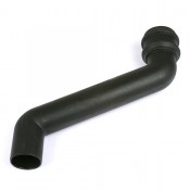 68mm round cast iron style pvcu downpipe 305mm offset bend br2305ci