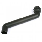 68mm round cast iron style pvcu downpipe 380mm offset bend br2380ci