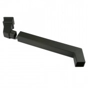 65mm square cast iron style pvcu adjustable downpipe offset br5000ci
