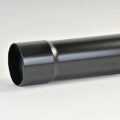 63mm round aluminium downpipe swaged collar x 1.5m