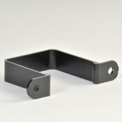101mm square aluminium downpipe flush fit pipe clip cast collar