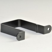 76mm square aluminium downpipe stand off pipe clip cast collar