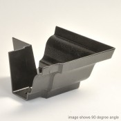 125mm moulded no 46 ogee cast aluminium gutter angle internal 135 degrees
