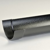 114mm half round cast aluminium gutter x 1.8m