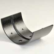 150mm half round cast aluminium gutter union
