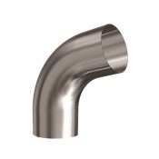 galvanised steel downpipe bend 70 degrees conical 75mm