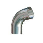 galvanised steel downpipe bend 70 degrees with socket 100mm