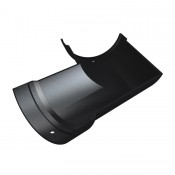 4.5 inch (115mm) half round cast iron gutter angle 120 degrees