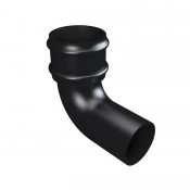 4 inch (100mm) round cast iron downpipe bend 92.5 degrees