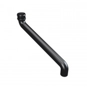 2.5 inch (65mm) round cast iron downpipe offset bend 27 inch projection