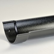 125mm Beaded Half Round Cast Aluminium Guttering